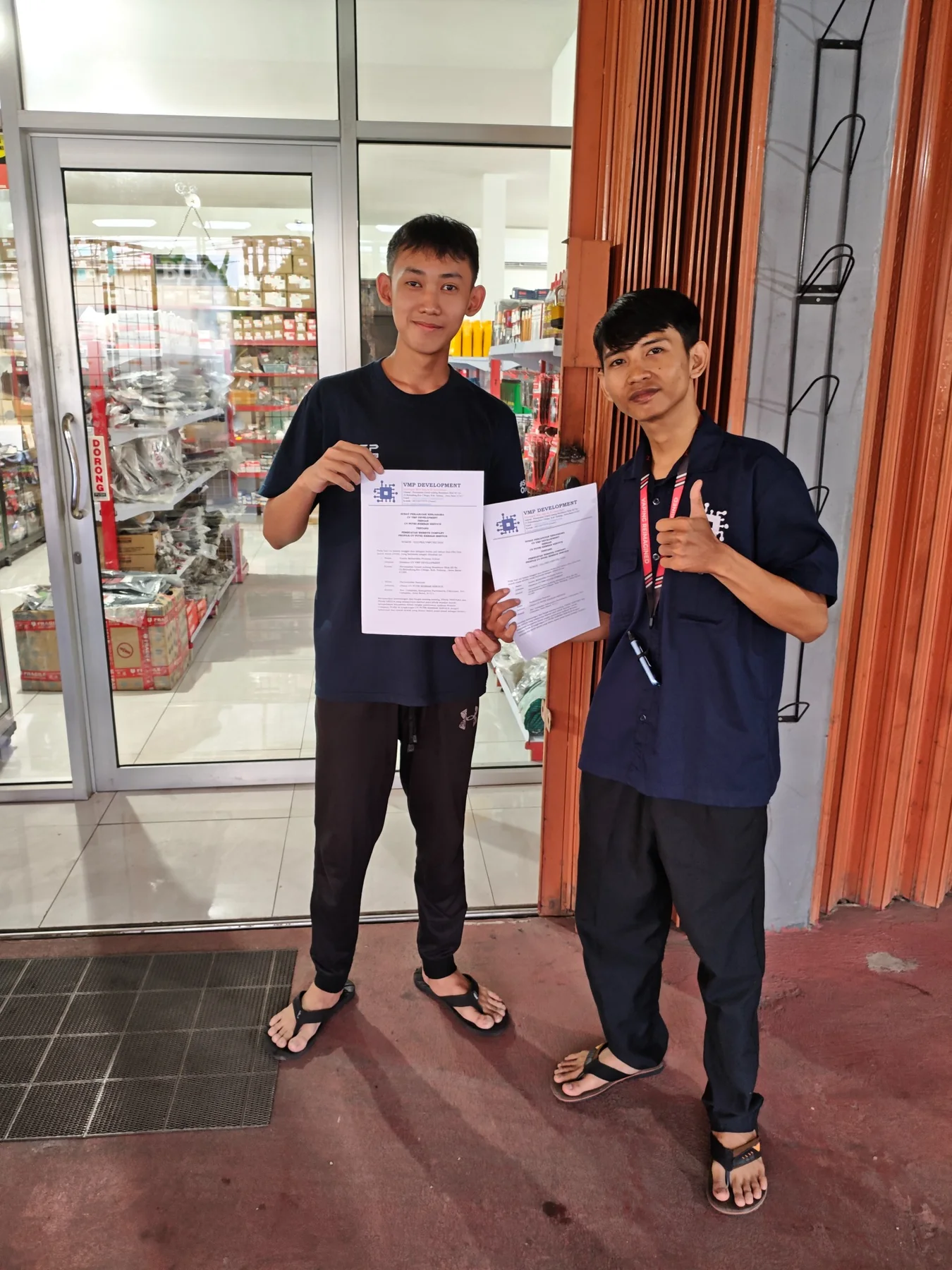 Dokumentasi implementasi dan serah terima project VMP Development
